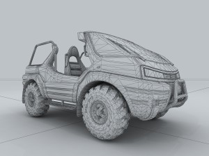 vehicle - supercar car 06 3D 模型