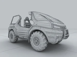 vehicle - supercar car 06 3D Model