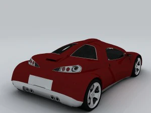 vehicle - supercar car 07 3D Model
