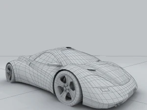 vehicle - supercar car 07 3D Model