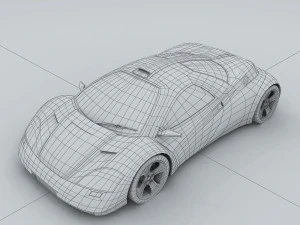 vehicle - supercar car 07 3D Model