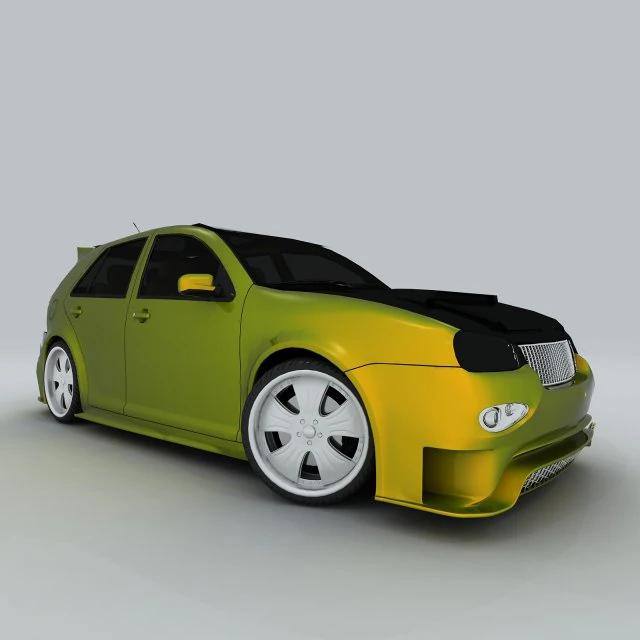 vehicle - supercar car 08 3D Model .c4d .max .obj .3ds .fbx .stl .blend 
