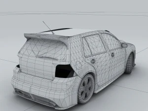 vehicle - supercar car 08 3D Model