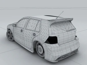 vehicle - supercar car 08 3D Model