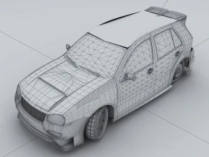 vehicle - supercar car 08 3D Model