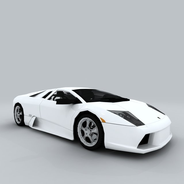 vehicle - supercar car 09 Model 3D .c4d .max .obj .3ds .fbx .stl .blend 