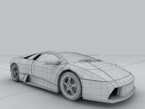 vehicle - supercar car 09 3D Model