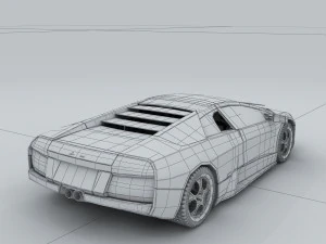 vehicle - supercar car 09 3D Model