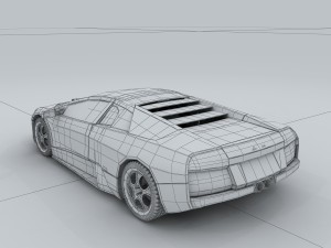 vehicle - supercar car 09 Model 3D
