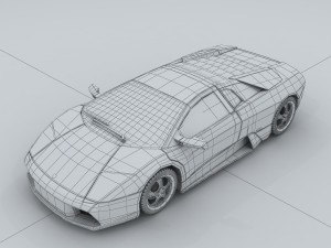 vehicle - supercar car 09 Model 3D