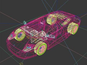 vehicle - supercar car 09 3D Model