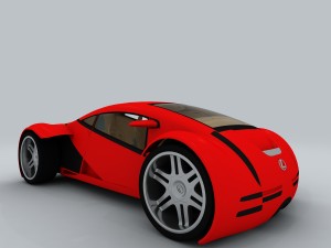 vehicle - supercar car 14 3D Model