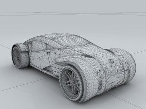 vehicle - supercar car 14 3D मॉडल