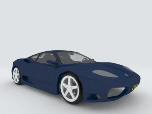 वाहन - सुपरकार कार 16 3D मॉडल