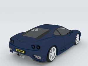 vehicle - supercar car 16 3D-Modell