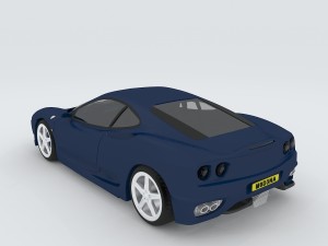 vehicle - supercar car 16 3D-Modell