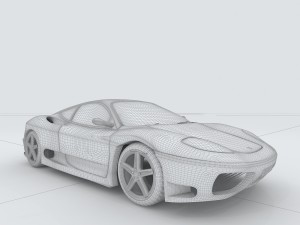 vehicle - supercar car 16 3D-Modell