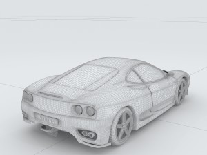 vehicle - supercar car 16 3D-Modell