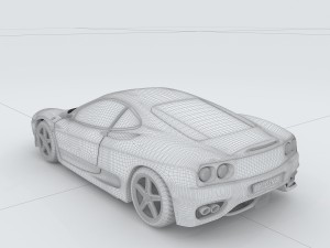 vehicle - supercar car 16 3D-Modell