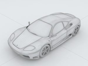 vehicle - supercar car 16 3D-Modell