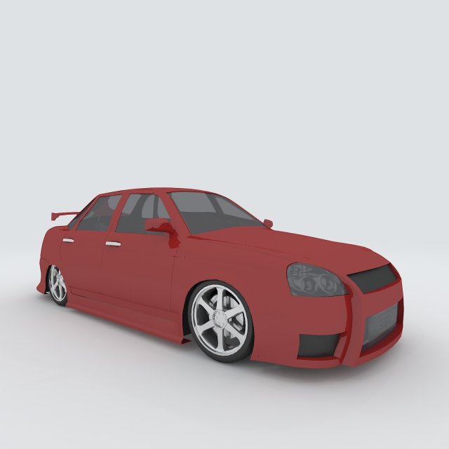 vehicle - supercar car 17 3Dモデル .c4d .max .obj .3ds .fbx .stl .blend 