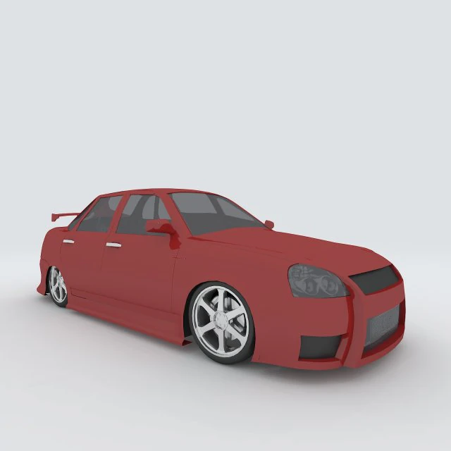 vehicle - supercar car 17 3D Model .c4d .max .obj .3ds .fbx .stl .blend 