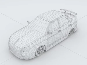 vehicle - supercar car 17 3D Model