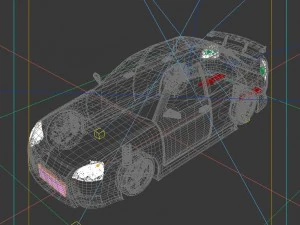 vehicle - supercar car 17 3D Model