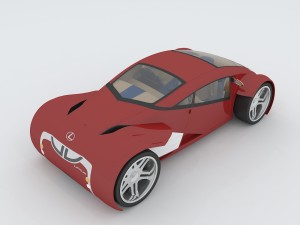 vehicle - supercar car 18 3D 模型