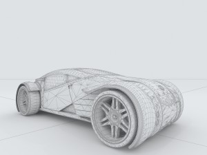 vehicle - supercar car 18 3D 模型