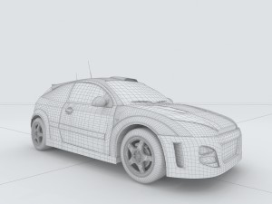 vehicle - supercar car 19 3D Model