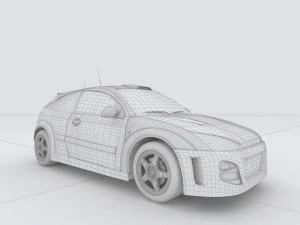 vehicle - supercar car 19 3D Model