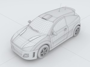 vehicle - supercar car 19 3D Model