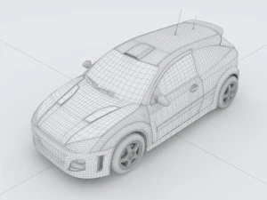 vehicle - supercar car 19 3D Model