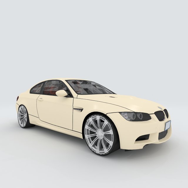 vehicle - supercar car 21 3D Model .c4d .max .obj .3ds .fbx .stl .blend 
