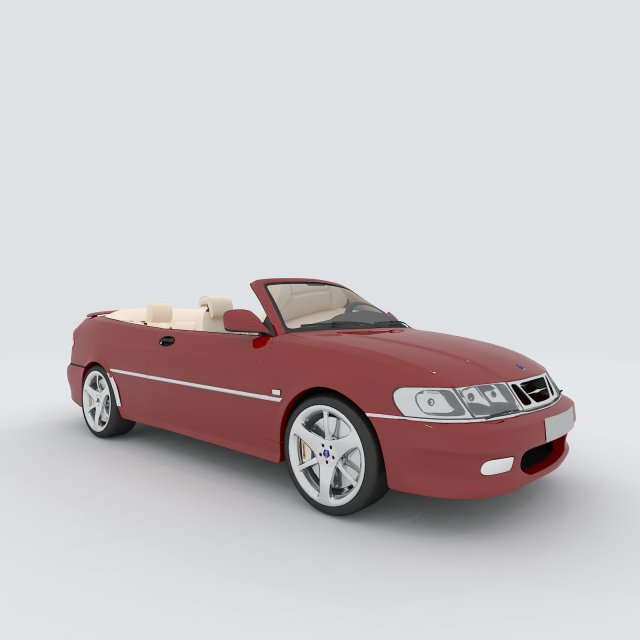 vehicle - supercar car 22 3D Model .c4d .max .obj .3ds .fbx .stl .blend 