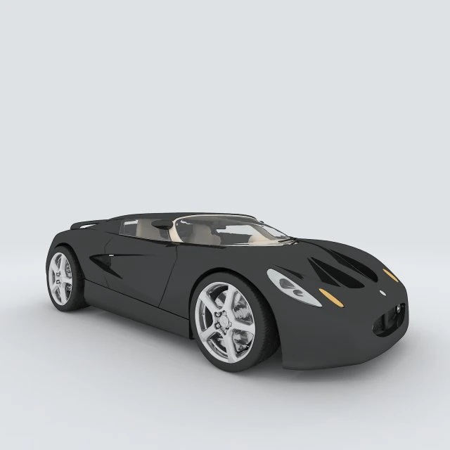 vehicle - supercar car 23 3D Model .c4d .max .obj .3ds .fbx .stl .blend