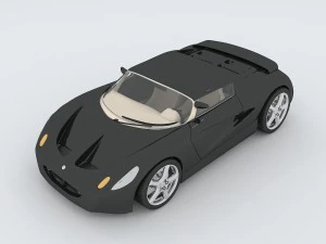 vehicle - supercar car 23 3D Model