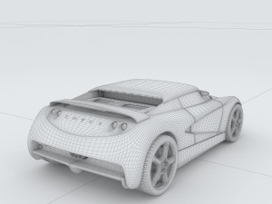 vehicle - supercar car 23 3D Модель