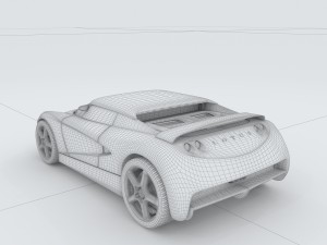 vehicle - supercar car 23 3D Модель