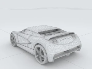 vehicle - supercar car 23 3D Model