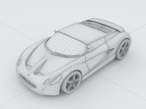 vehicle - supercar car 23 3D Модель