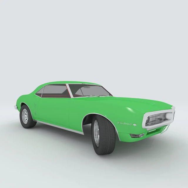 vehicle - supercar car 24 3D Model .c4d .max .obj .3ds .fbx .stl .blend