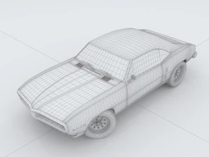 vehicle - supercar car 24 3D Model