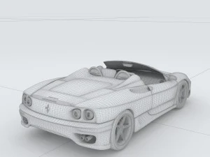 vehicle - supercar car 26 3D Model