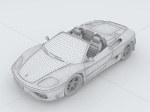 vehicle - supercar car 26 3D 模型