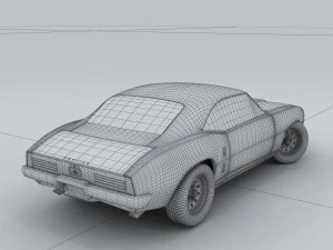 vehicle - supercar car 27 3D Model