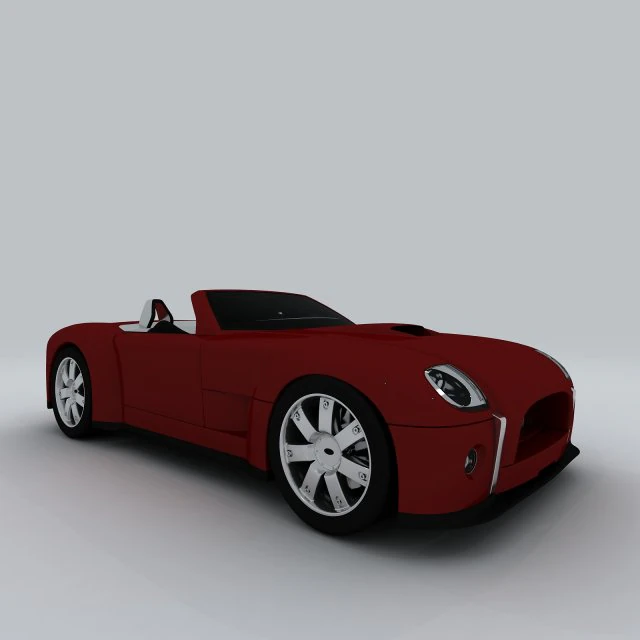 vehicle - supercar car 30 3D Model .c4d .max .obj .3ds .fbx .stl .blend 
