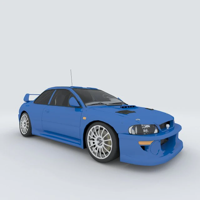 vehicle - supercar car 33 3D Model .c4d .max .obj .3ds .fbx .stl .blend