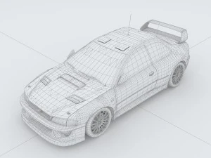 vehicle - supercar car 33 3D Model